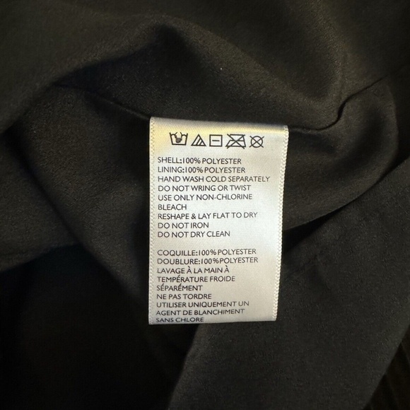 Kimchi Blue Large Solid Black Pull-On Pleated Asymmetrical Skirt - EUC - Picture 4 of 4